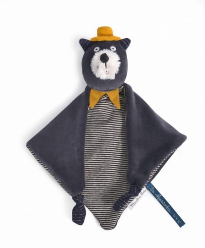 Gatto grigio di peluche Moulin Roty Les Moustaches